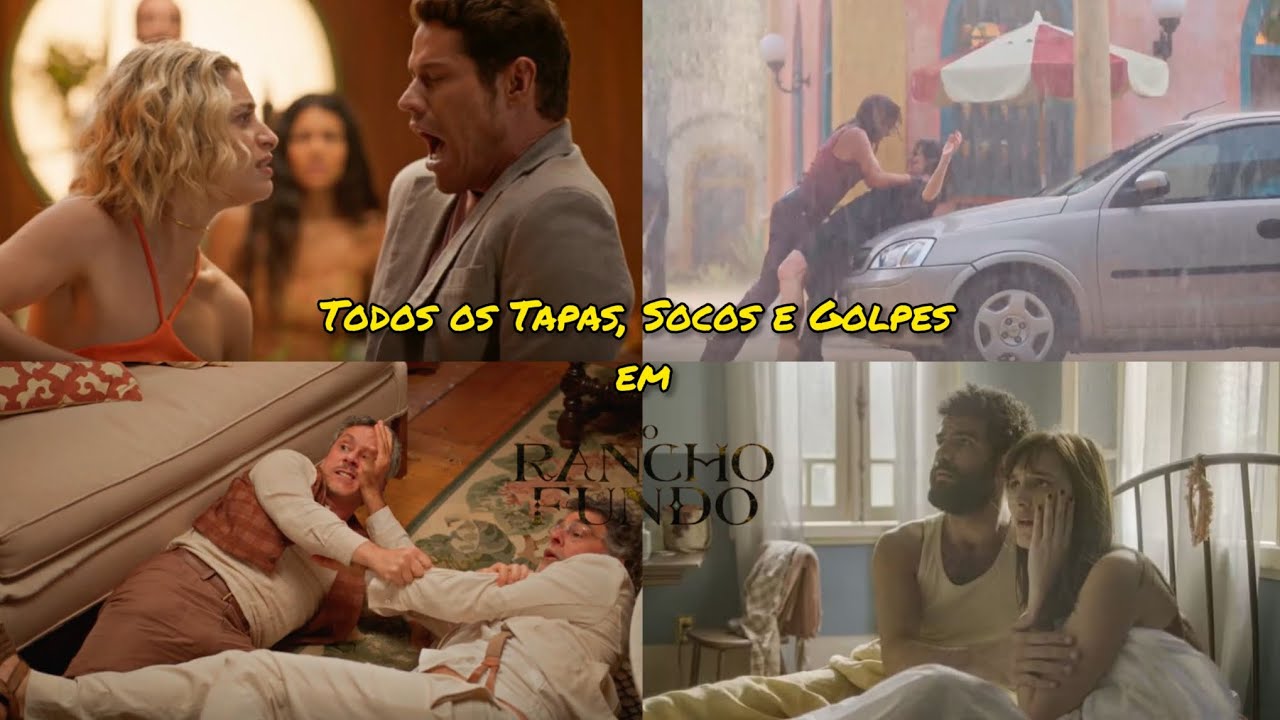 No Rancho Fundo - Todos os Tapas, Socos, Brigas, Golpes e Empurrões 