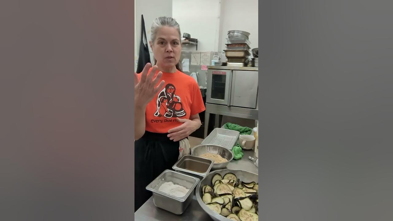 Breading Eggplant using Aquafaba Instead of Eggs YouTube