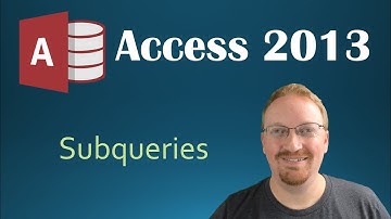 14. Subqueries (Programming In Microsoft Access 2013) 🎓