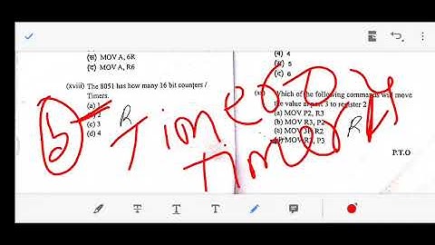 2019(Even) MCQs Microprocessor And Microcontroller🔥Explanation In हिंदी! 📌6th Sem Ele✒️IB Technical.