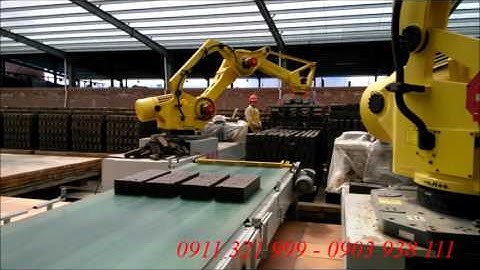 [HIỆP SÁNG] Hệ thống tạo hình, xếp gạch tự động bằng robot