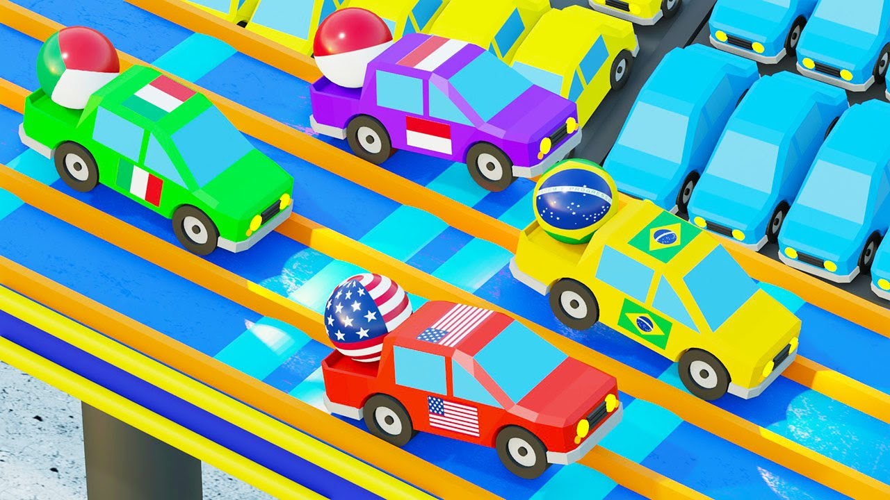Marble Race Countries Cars Marble Race Tournament YouTube