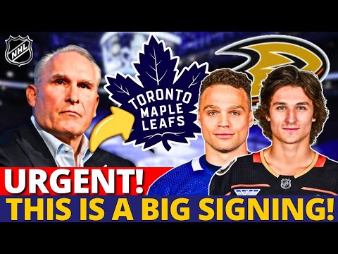 NHL BOMB! LEAFS SIGNING CENTER FROM ANAHEIM DUCKS? THIS IS A BIG TRADE ...