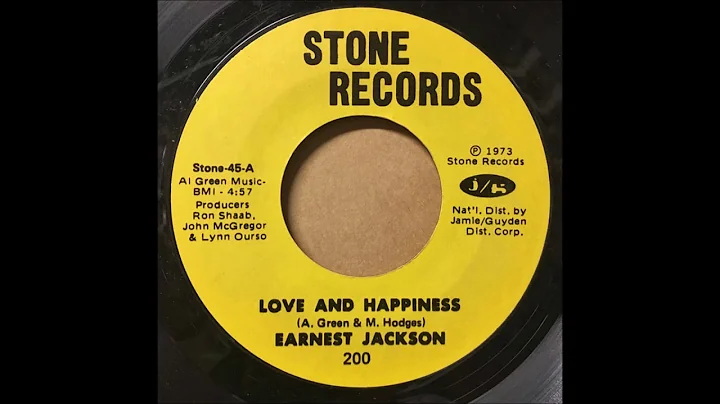 EARNEST JACKSON   LOVE & HAPPINESS