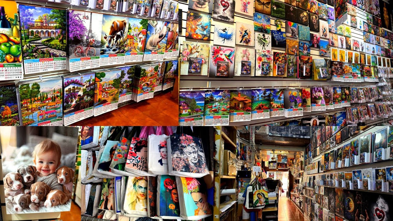 Empresa MEXICANA | Cuadros / Póster/ Calendarios DECORATIVOS para tu HOGAR 🏡 Cerca del Zócalo 