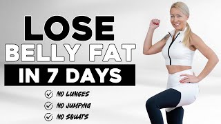 LOSE BELLY FAT in 7 Days 🔥 30min Tabata Belly Fat Loss Workout All Standing Workout, Knee Friendly