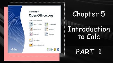 Std 10 Computer Chapter 5 Introduction to Calc (Part 1)
