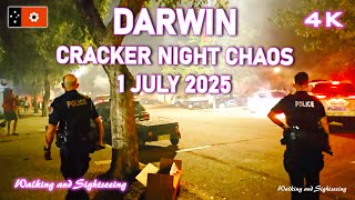 Darwin City Cracker Night Chaos at The Esplanade 2025 Fireworks War Zone Battleground Territory Day