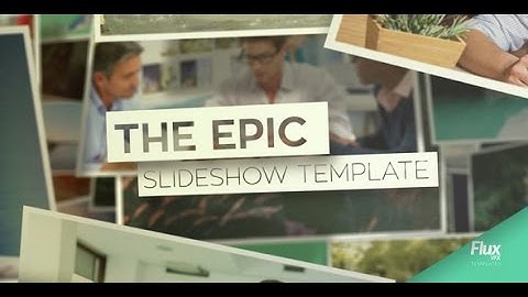 Epic Slideshow (After Effects Template)