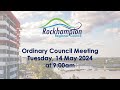 Ordinary council meeting tuesday 14 may 2024 at 900 am