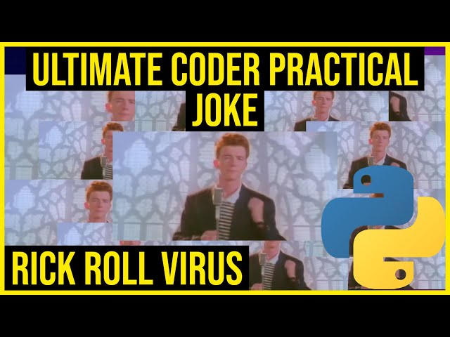 Learn to Make a Rickrolling Website with Python in 17 Seconds 