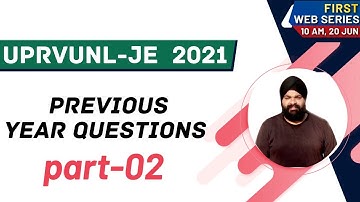 UPRVUNL JE 2021 | Electrical Engineering | Previous year Questions #2