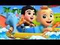 Rema, rema tu bote  Hora de jugar con amigos animales | Canciones infantiles para recién nacidos