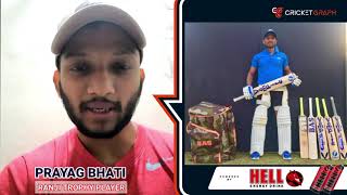 Into the Dugout ft. Prayag Bhati | Ranji Trophy Player | Powered by Hell Energy
