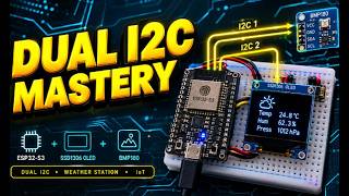 ESP32-S3 Dual Hardware I2C Weather Station | Wokwi Simulation to Hardware Tutorial