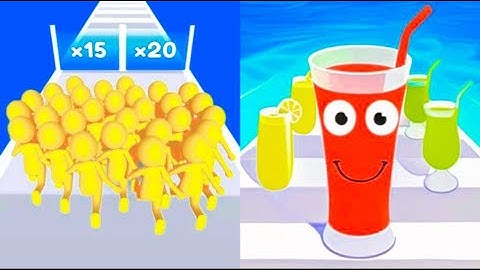 Juice Run Vs Join Clash 3d 🎱🌈🍒 Max Levels Walkthrough Android iOS Mobile Gameplay mgfre