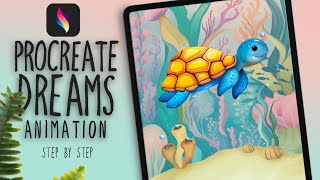 PROCREATE DREAMS TUTORIAL for Beginners  How To Animate on the iPad StepByStep
