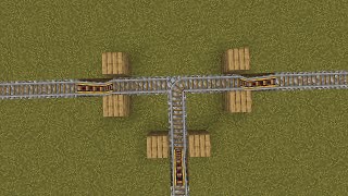 Minecraft: How to make a 3-way intersection