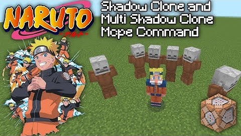 Shadow Clone and Multi Shadow Clone Mcpe Command Tutorial