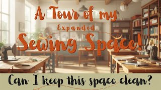 CHATTY TIME & A TOUR OF MY EXPANDED SPACE INTO MY FAMILY ROOM! 
