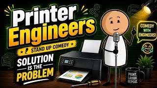 Printer Engineers | Standup Comedy | Solution Is The Problem | English Standup Comedy 