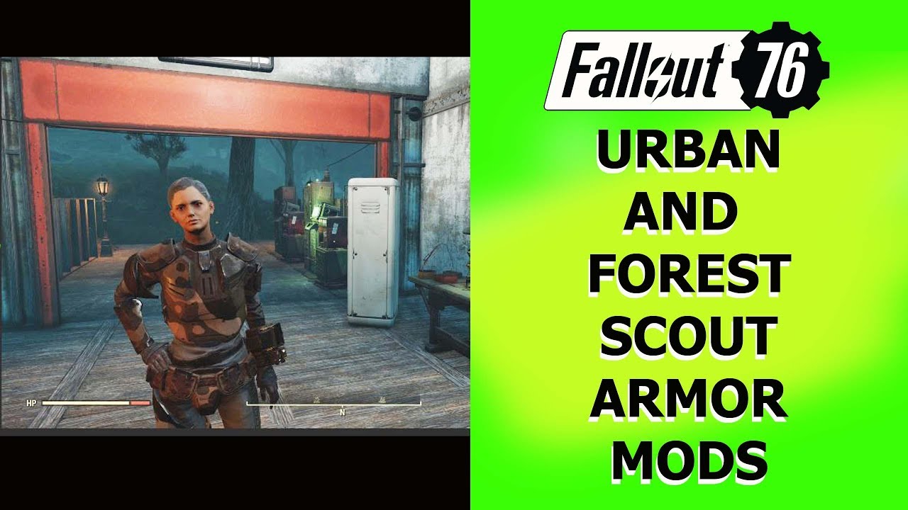 wallpapers Fallout 76 Scout Armor Mods Plans fallout 76 urban and forest scout armor mods