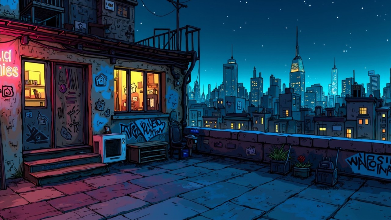 Ночи лоу-фай в Токио | Атмосфера Сибуи | Японский лоу-фай и чилл-биты