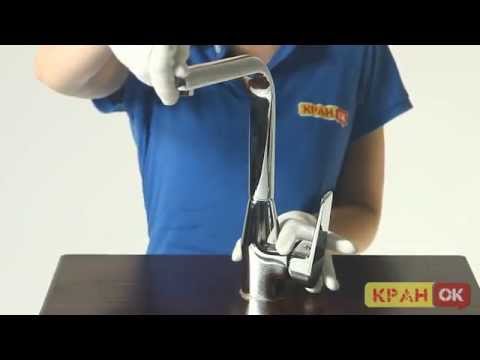 Іспанський кухонний змішувач з високим виливом GENEBRE Klip, видео 1