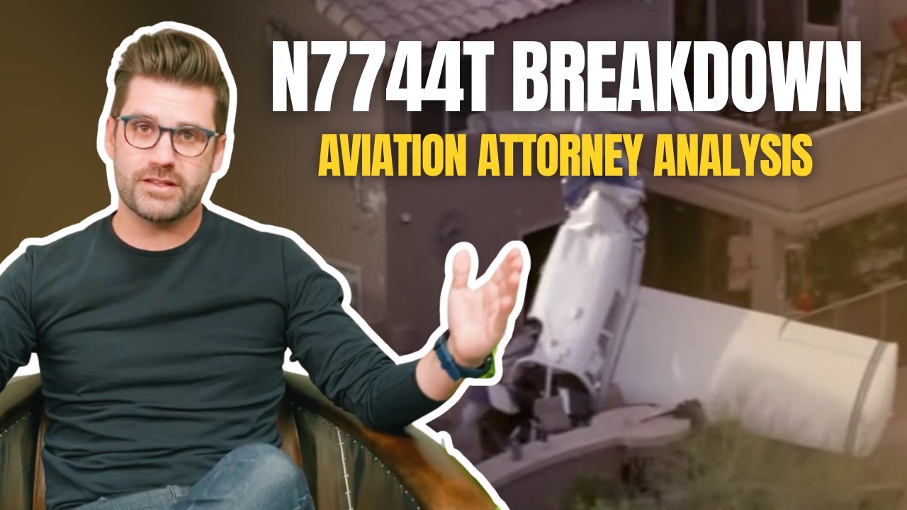 Aviation Attorney Analyzes N7744T's Catastrophic Engine Failure - YouTube