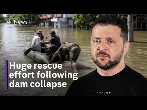 Ukraine war: devastating aftermath of dam collapse revealed