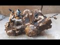 Old Broken Motorcycle Engine Full Restoration | Honda CD70 Engine Full Restoration