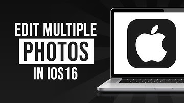 How to Edit Multiple Photos in iPhone iOS16 (2024)