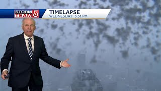 VIDEO: Awesome time lapse of snow squall moving through Boston