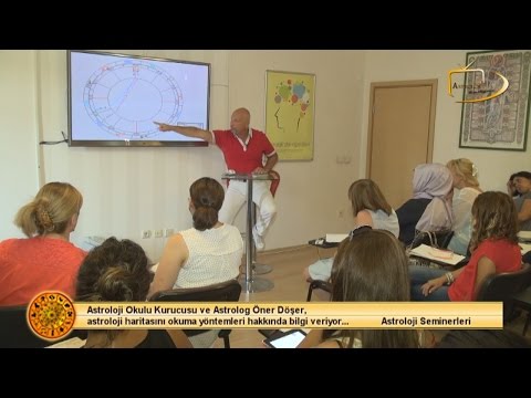 Astroloji Haritası Okuma Teknikleri / Astroloji Okulu - 09.07.2014 - Öner Döşer yorumluyor...