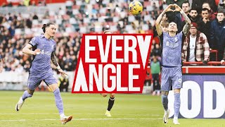Ridiculous Darwin Nunez lob! | Brentford 1-4 Liverpool | Every Angle