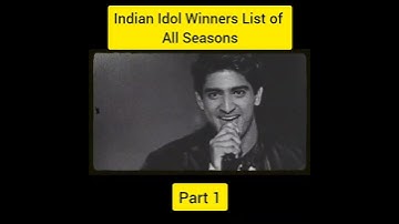 Indian Idol Winners List of All Seasons 😲😳😲 #shorts #youtubeshorts