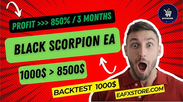 Backtest EA | Black Scorpion EA MT4 Review | FX STORE EA