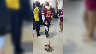 “JARED GOFF!” — Commanders Fan Drags Roary on a Leash