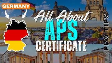APS Certificate Full Process | Tips | Study in Germany