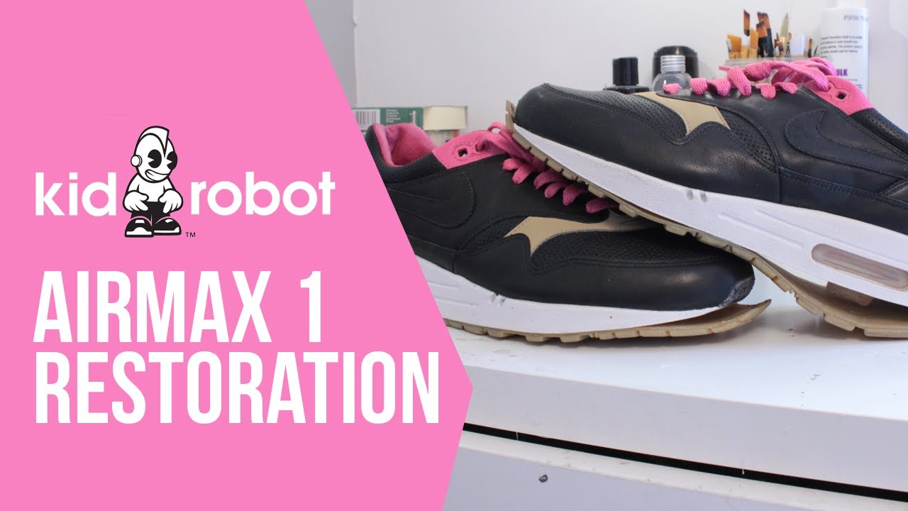 Kid Robot Air max 1 restoration! - YouTube