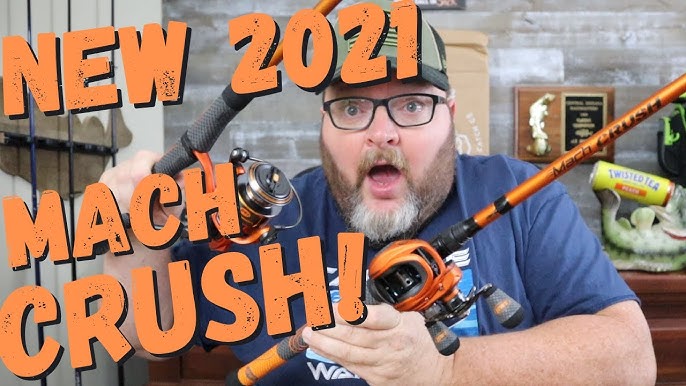 Lew's Mach Crush Spinning Reel Review [Bass Catching Demo!] 