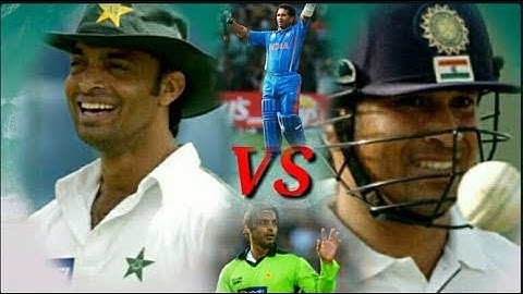 Shoaib Akhtar vs Sachin Tendulkar all 8 dismissals