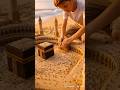 Teen Boy Builds Mecca 🕋 in Sand! Unbelievable Realistic Art 😲✨#viralvideo #foryou #Mecca
