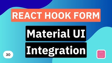 Material UI Integration | React Hook Form Tutorial