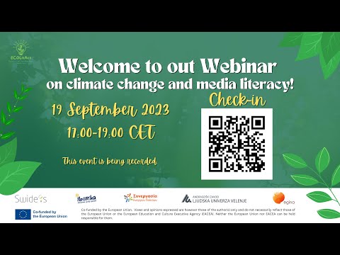 Webinar on climate change and media and information literacy