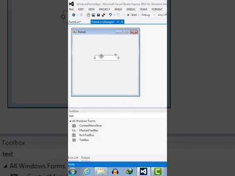 057 - C# TextBox ScrollBars Control