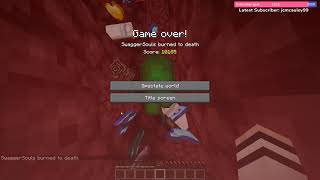 swagger souls dies in minecraft hardcore