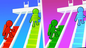 Bridge Race : 2x Colour Run Mobile Gameplay Walkthrough iOS, Android Speed Run (Part 38)