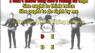 Ticket to ride Beatles mizo vocals  lyrics chords chords