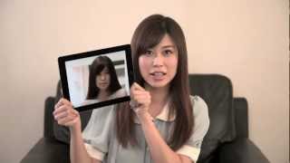 つながるグラビア │ アプリの使いかた（永作あいり）